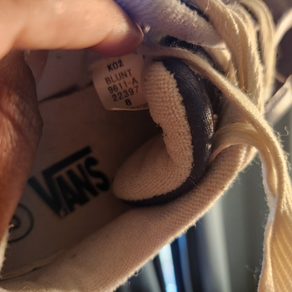 Vans K02 'Blunt'-RARE Vintage 80s - Purple - Size 8- Women - Picture 6 of 8